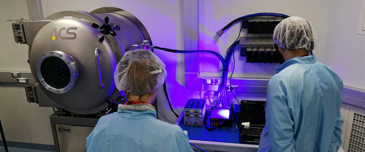 ACS ha fornito ad ESA un piccolo simulatore spaziale per nanosatelliti