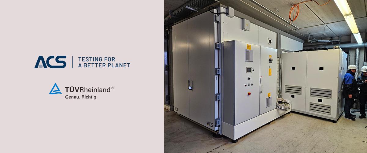 Camere modulari walk-in ACS per il collaudo di moduli fotovoltaici secondo numerose norme internazionali