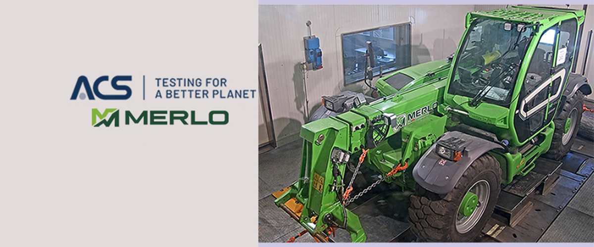 Merlo utilise une enceinte climatique ACS pour ses essais sur banc à rouleaux