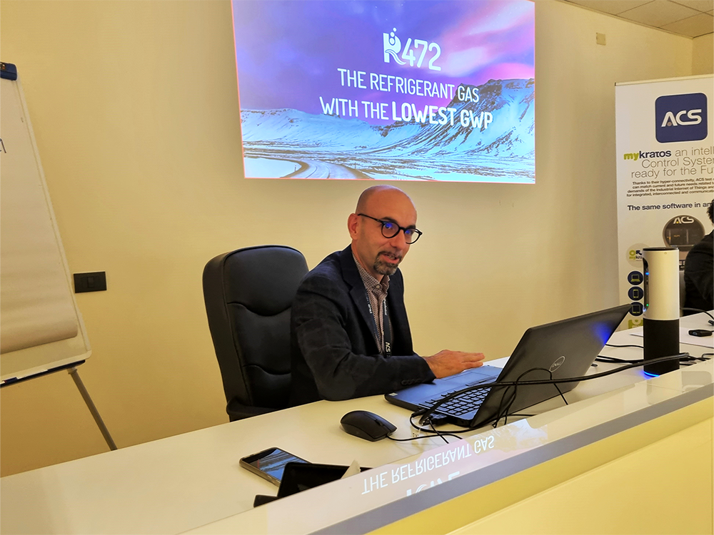 L&#039;Ingegnere Patrizio Quattrocchi parla di innovazione al Corso Base Tecnici Prove Ambientali Simulate di ACS 2022