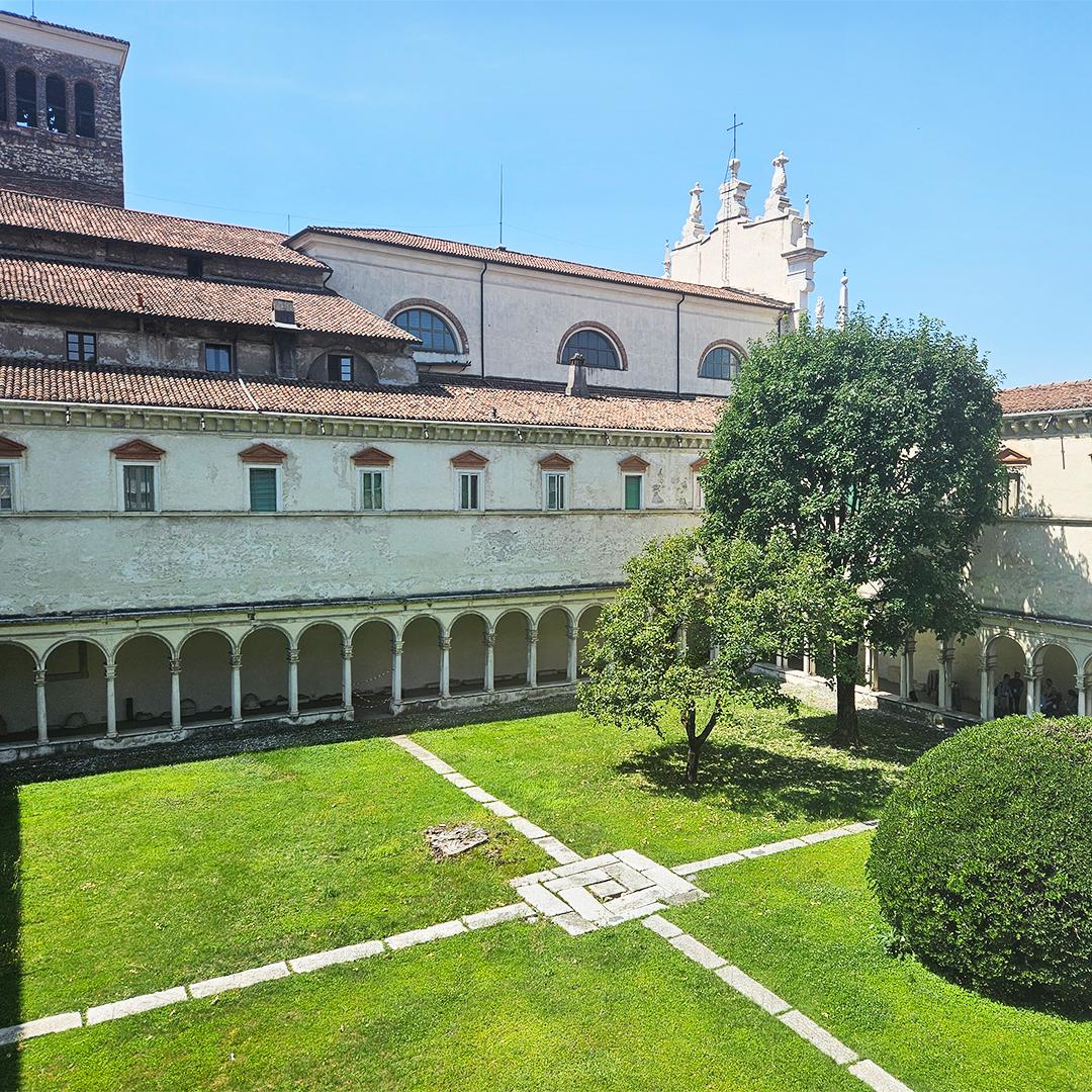 Courtyard of the University of Brescia, venue of IEEE MetroAutomotive 2026