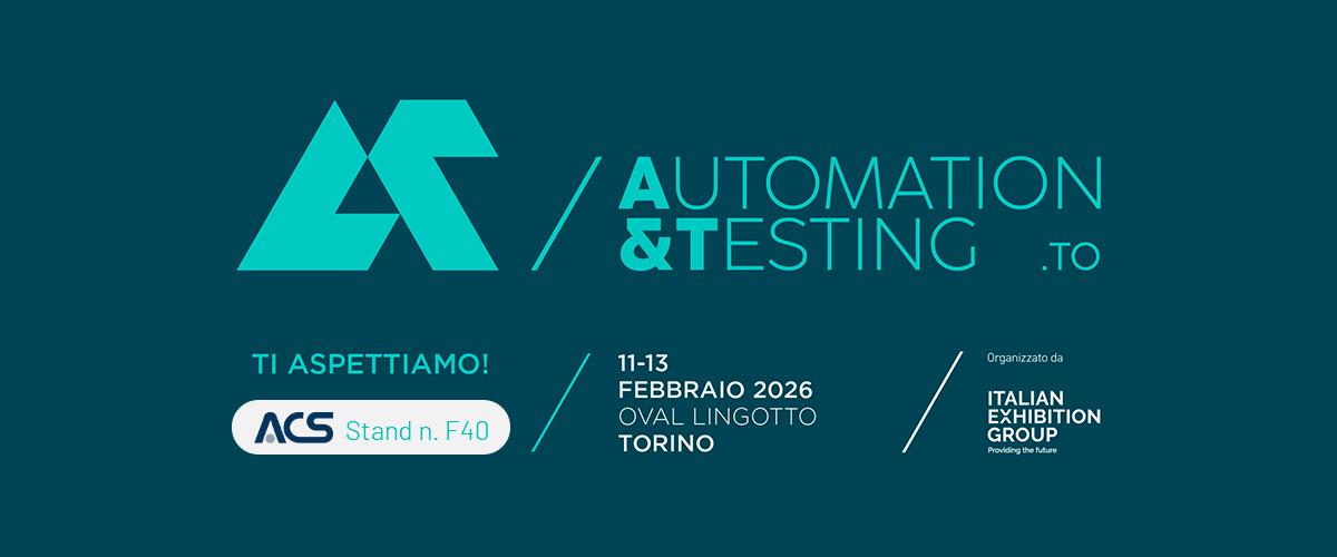 Angelantoni Test Technologies will attend Automation and Testing 2026